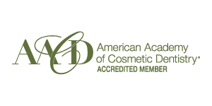 American Academy of Cosmetic Dentistry Accredited Member Logo to show that this Beaverton dentist is a member of this organization